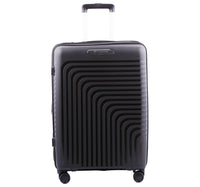 Carlton Wego 4 Double Wheel Hard Trolley, 75 cm, Black