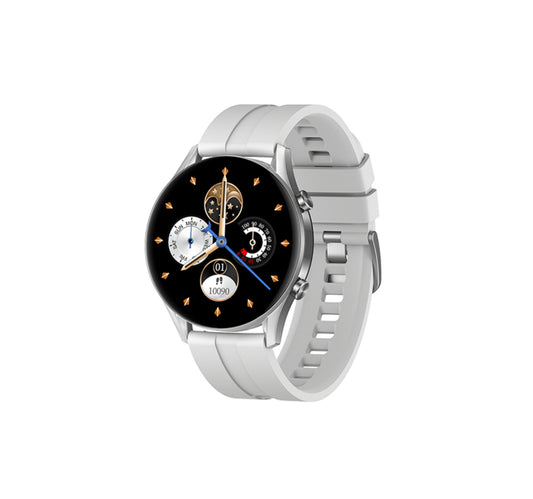 HiFuture Flex 2 Smartwatch, 1.39 inches Display, Silver White Lulu Hypermarket