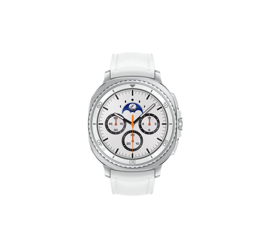 Samsung Galaxy Watch8 Classic Smartwatch, 46mm, White, SM-L500NZWAMEA Lulu Hypermarket