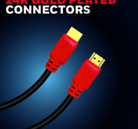 Honeywell HDMI Cable With Ethernet, 2 m, Black, HC000001/HDM