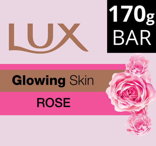 Lux Glowing Skin Rose Bar Soap 170 g