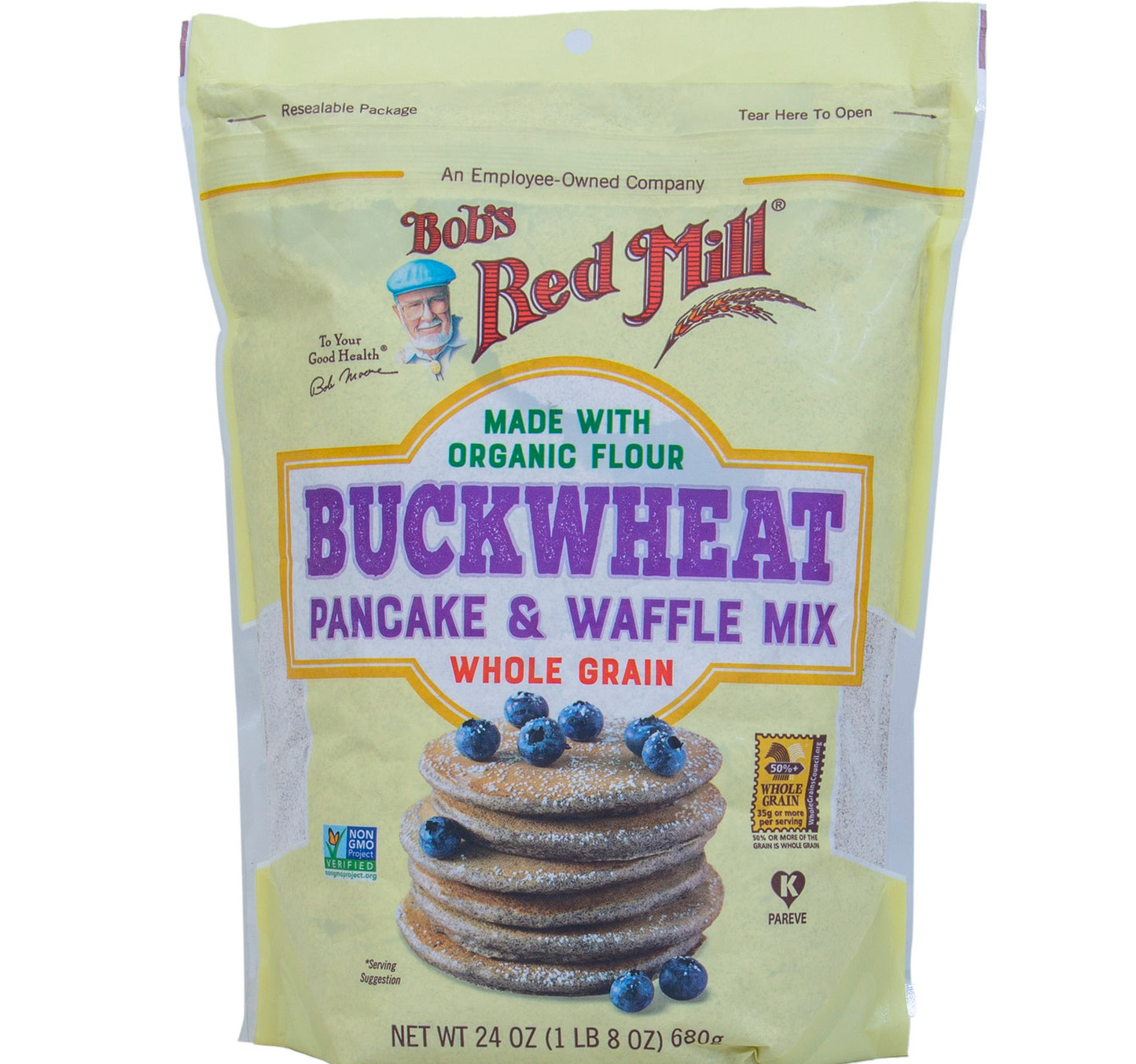 Bob's Red Mill Organic Buckwheat Pancake & Waffle Mix 680 g