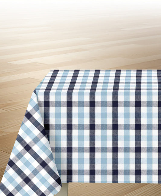 Homewell Cotton Table Cloth Check 135x180cm Assorted Per Pc