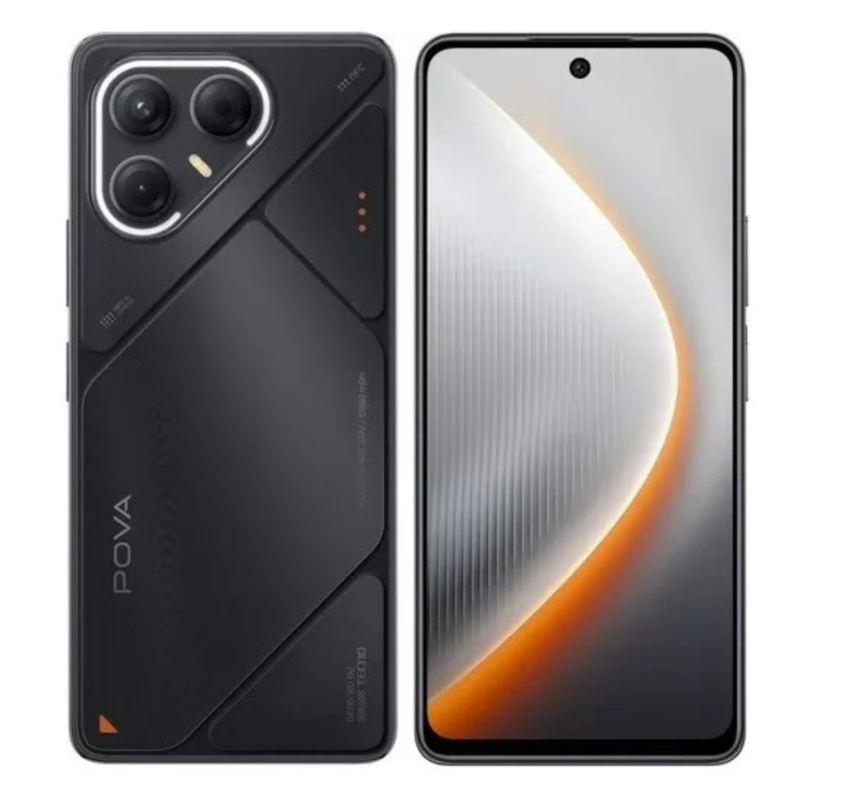 Tecno Pova 7 5G Smartphone, 8 GB RAM, 256 GB Storage, Geek Black