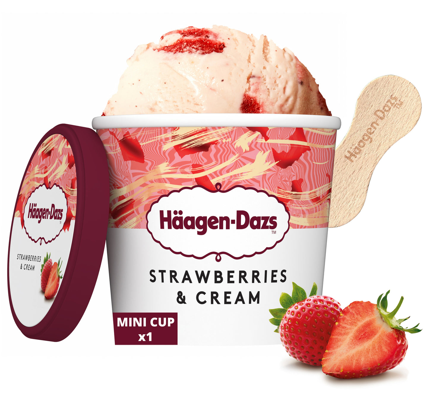 Haagen-Dazs Strawberries & Cream Ice Cream 100 ml