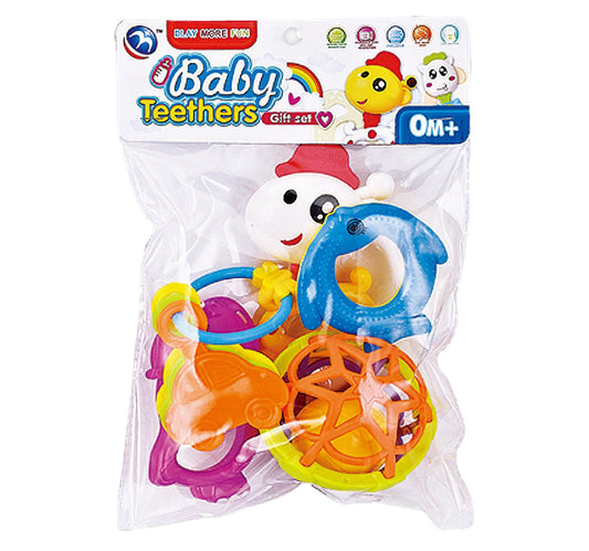 First Step Baby Rattle Set, 5 pcs, BM6005-3A25