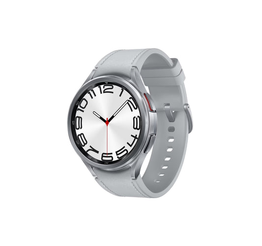 Samsung Galaxy Watch 6 Classic Smartwatch, 47 mm, Silver, SM-R960NZSAMEA Lulu Hypermarket