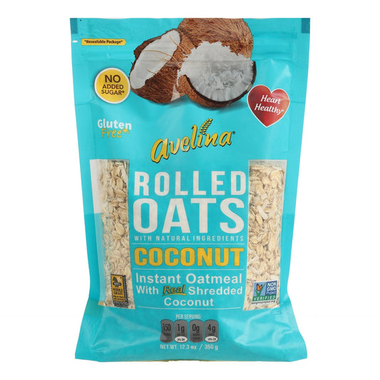 Avelina No Added Sugar Coconut Rolled Oats 350 g Lulu Hypermarket