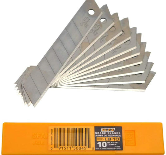 Olfa Snap-Off Replacement Blades, 185mm, Carbon Steel, LB-10