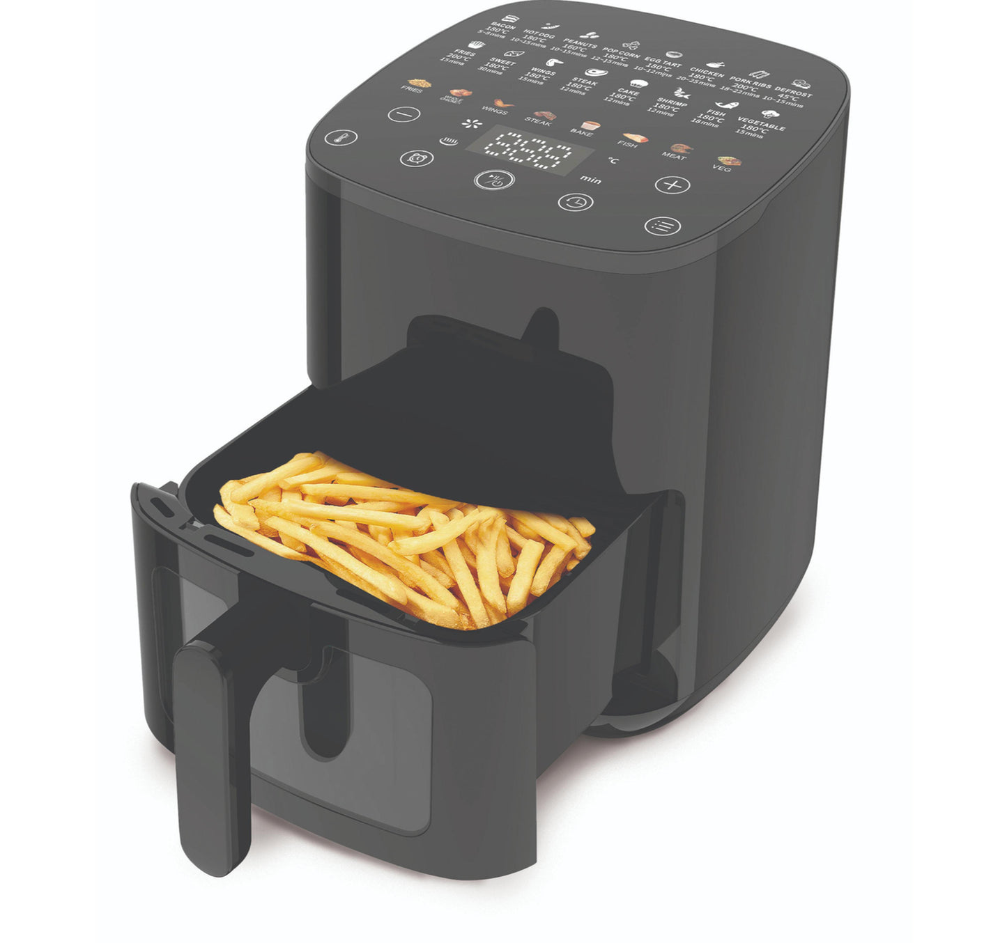 Ikon Digital Air Fryer, 3.5 L, 1500 W, Black, IK-AF501T