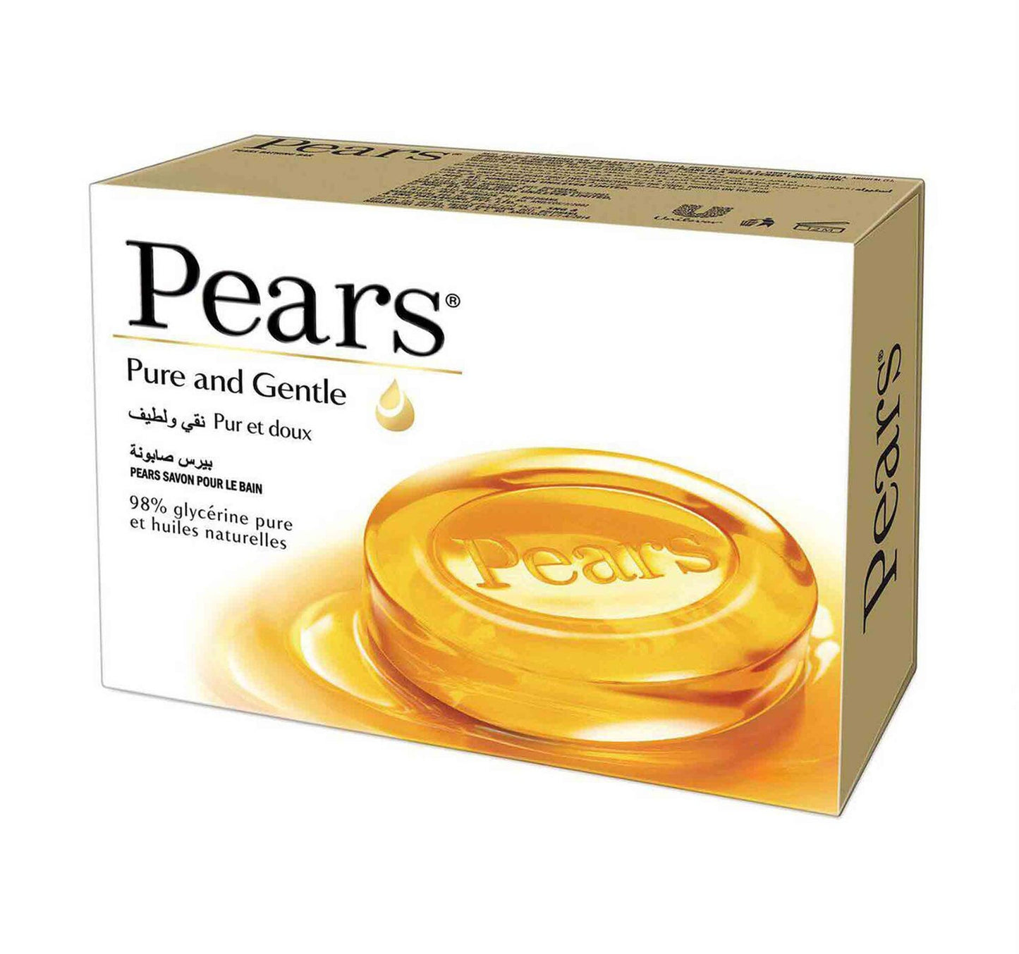 Pears Pure & Gentle Soap Bar with Natural Oils 125 g