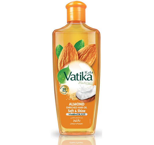 Vatika Naturals Almond Coconut & Sesame Enriched Hair Oil Soft & Shine 300 ml