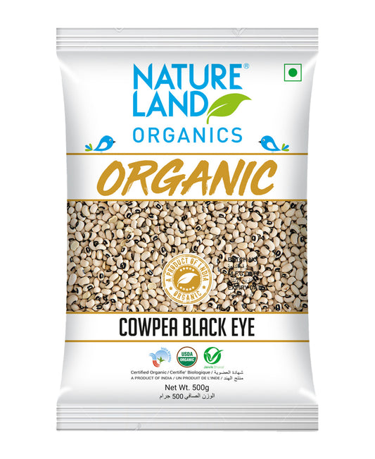 Natureland Organics Cowpea Black Eye 500 g