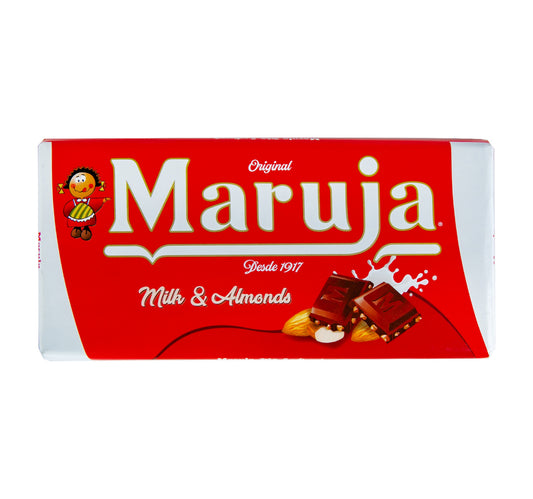 Maruja Compound Chocolate with Milk and Almonds 100 g Lulu Hypermarket