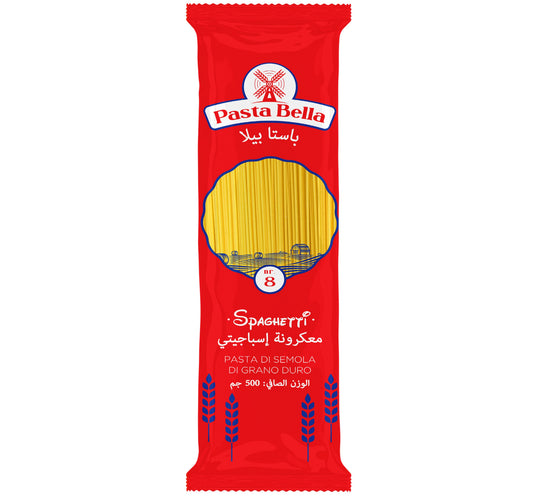 Pasta Bella Spaghetti No.8 500 g Lulu Hypermarket