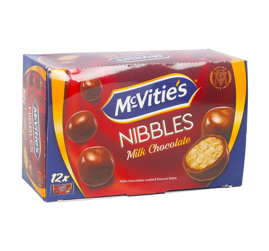 McVitie's Digestive Nibbles Milk Chocolate 12 x 37 g Lulu Hypermarket