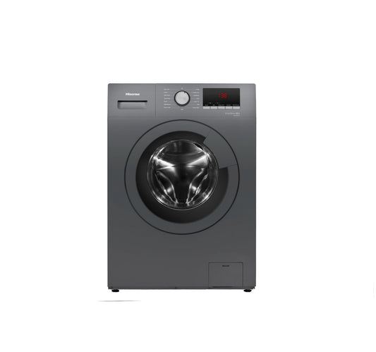 Hisense Front Load Washing Machine, 7 Kg, 1200 RPM, Gray, WFVB7012MT