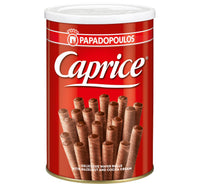Papadopoulos Caprice Wafer Rolls with Hazelnut and Cocoa Cream 400 g