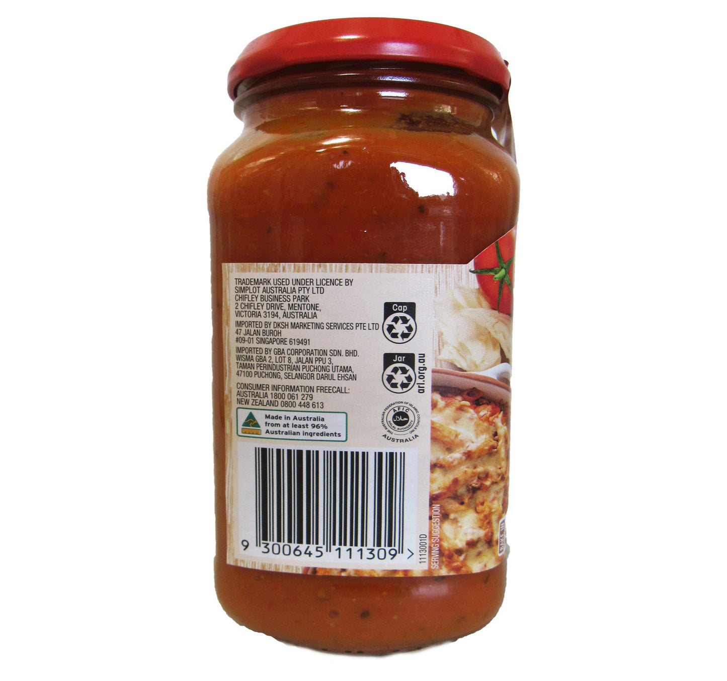 Leggo's Pasta Bake with Creamy Tomato and Mozzarella 500 g