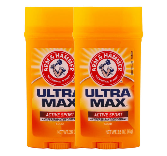 Arm & Hammer Deo Stick Ultra Max Active Sport Value Pack 2 x 73 g