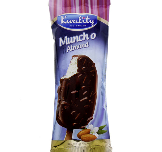 Kwality Muncho Almond Ice Cream 1 pc Lulu Hypermarket