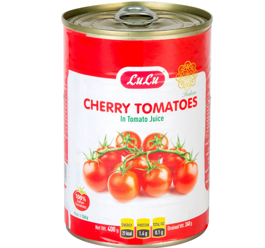 LuLu Cherry Tomatoes In Tomato Juice 400 g Lulu Hypermarket