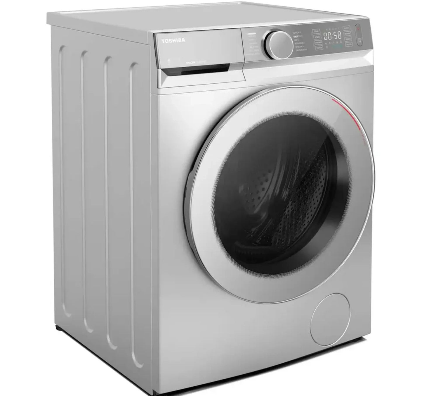 Toshiba Front Load Washer and Dryer, 10/7 kg, 1400 RPM, White, TWD-BM110GF4B(WS)