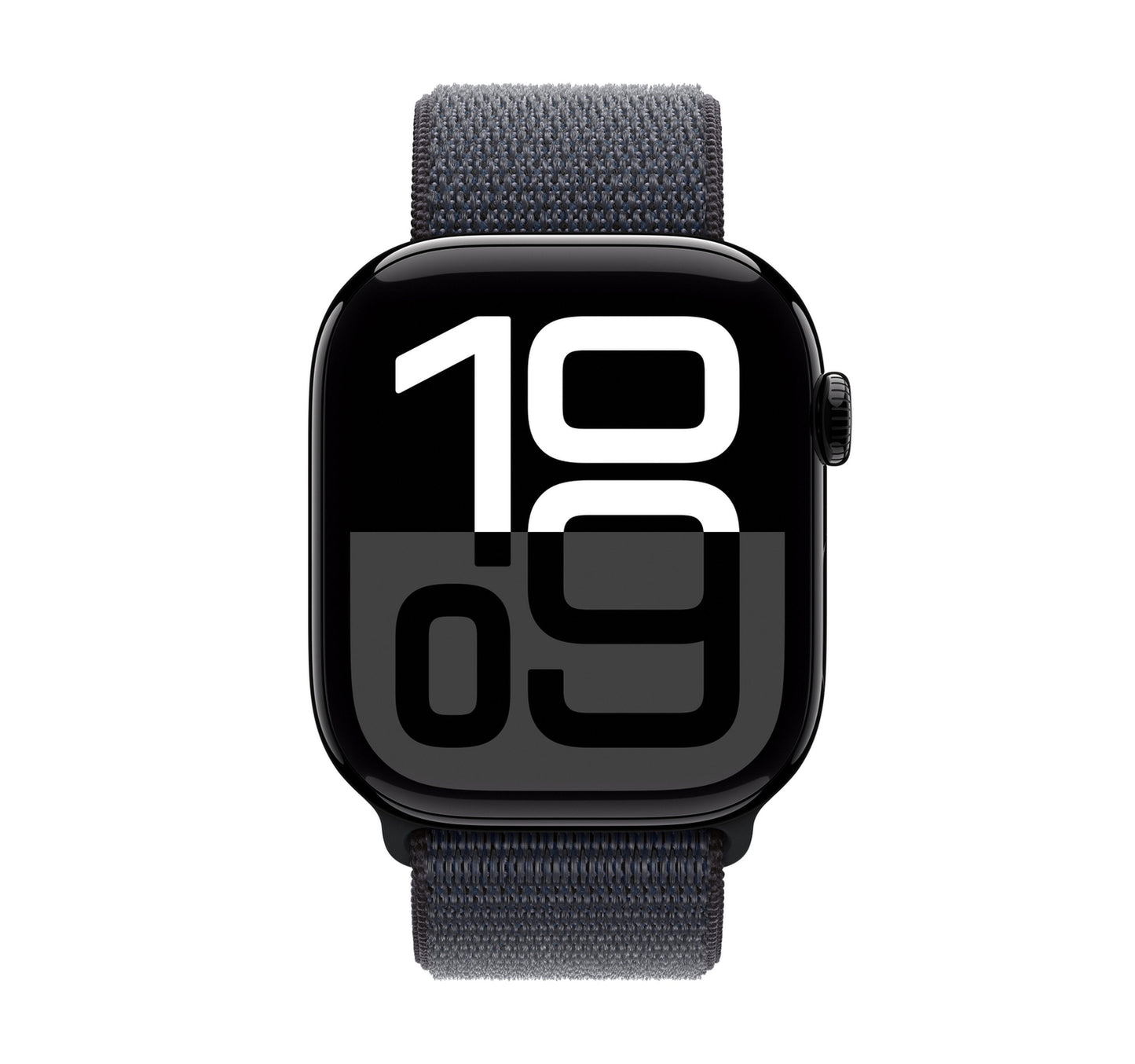 Apple Watch Series 10 GPS, 42 mm Smartwatch, LTPO3 OLED Dipslay, Jet Black Aluminium Case with Ink Sport Loop, MWWG3QA/A Sultan Center