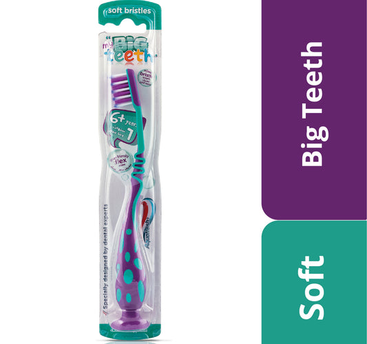 Aquafresh Big Teeth Soft Toothbrush Assorted Colours 1 pc