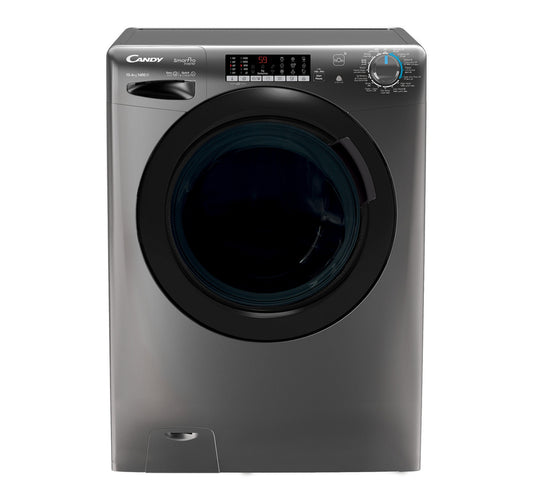 Candy Front Load Washer & Dryer, 10/6 kg, 1400 RPM, Anthracite, CSOW41066TBR