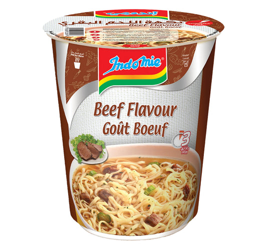 Indomie Beef Flavour Instant Cup Noodles 60 g Lulu Hypermarket