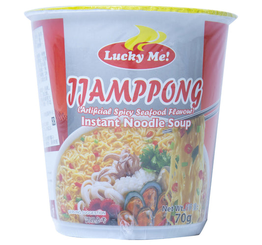 Lucky Me Jjamppong Spicy Instant Noodle Soup 70 g Lulu Hypermarket