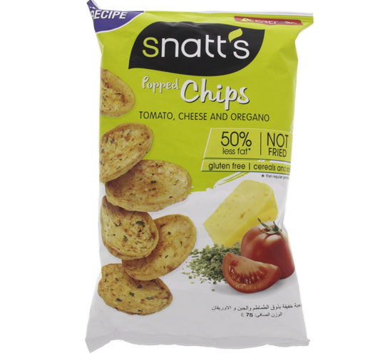 Snatt's Tomato Cheese and Oregano Popped Chips 75 g Lulu Hypermarket