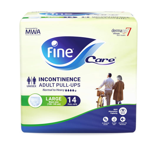 Fine Care Incontinence Adult Pull-Ups Pants Unisex Large Waist Size 100 - 140 cm 14 pcs