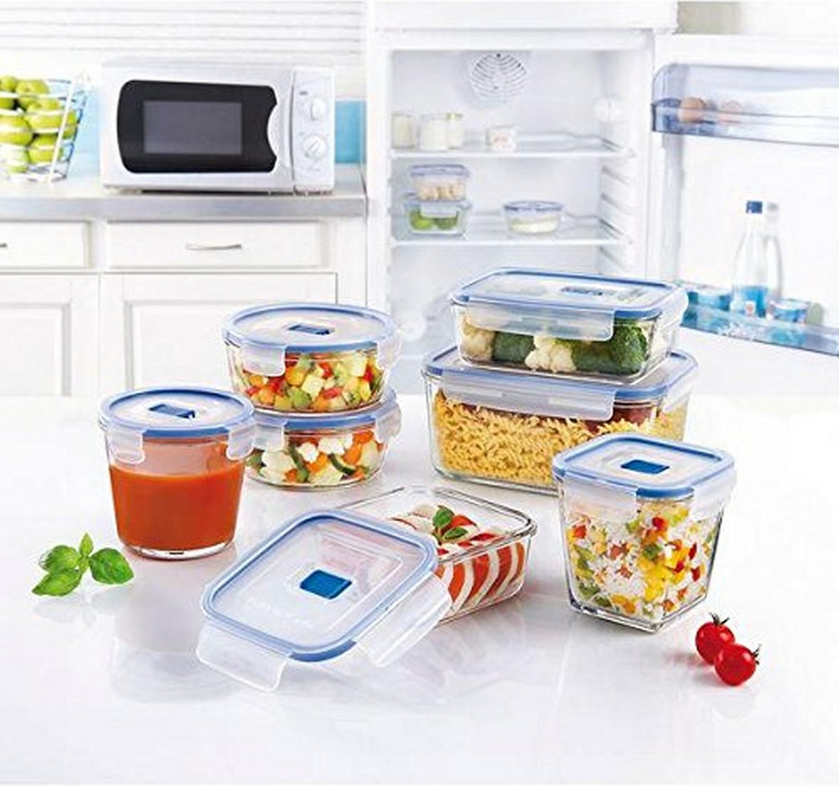 Luminarc Pure Box Active Glass Square Container, 38 cl, DG3180