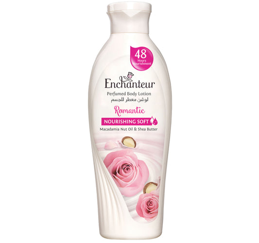 Enchanteur Nourishing Soft Romantic Lotion with Macadamia Nut Oil and Shea Butter 250 ml