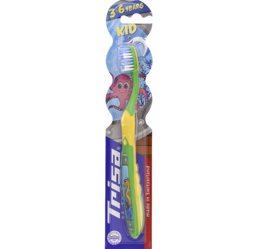 Trisa Kid Tooth Brush 3 - 6 Years Assorted Colours 1 pc