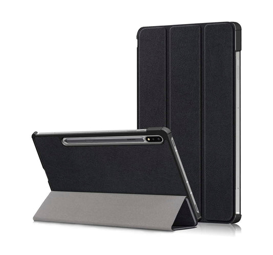 Trands Galaxy Tab S7 11 Inch Auto Wake/Sleep Folio Cover CC6374, Black
