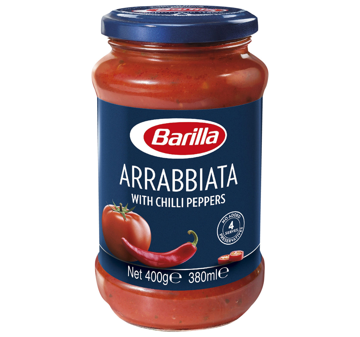 Barilla Arrabbiata Tomato Sauce With Chilli Peppers 400 g