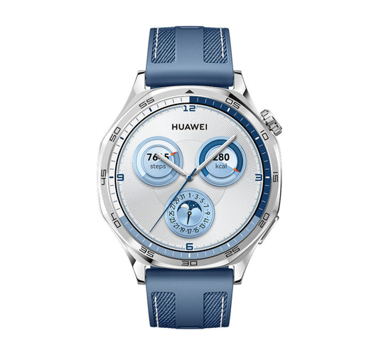 Huawei Watch GT 5 Smartwatch, Vili with Blue Woven Strap Lulu Hypermarket