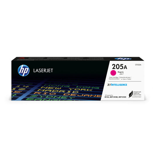 HP 205A Original LaserJet Toner Cartridge (CF533A),Magenta