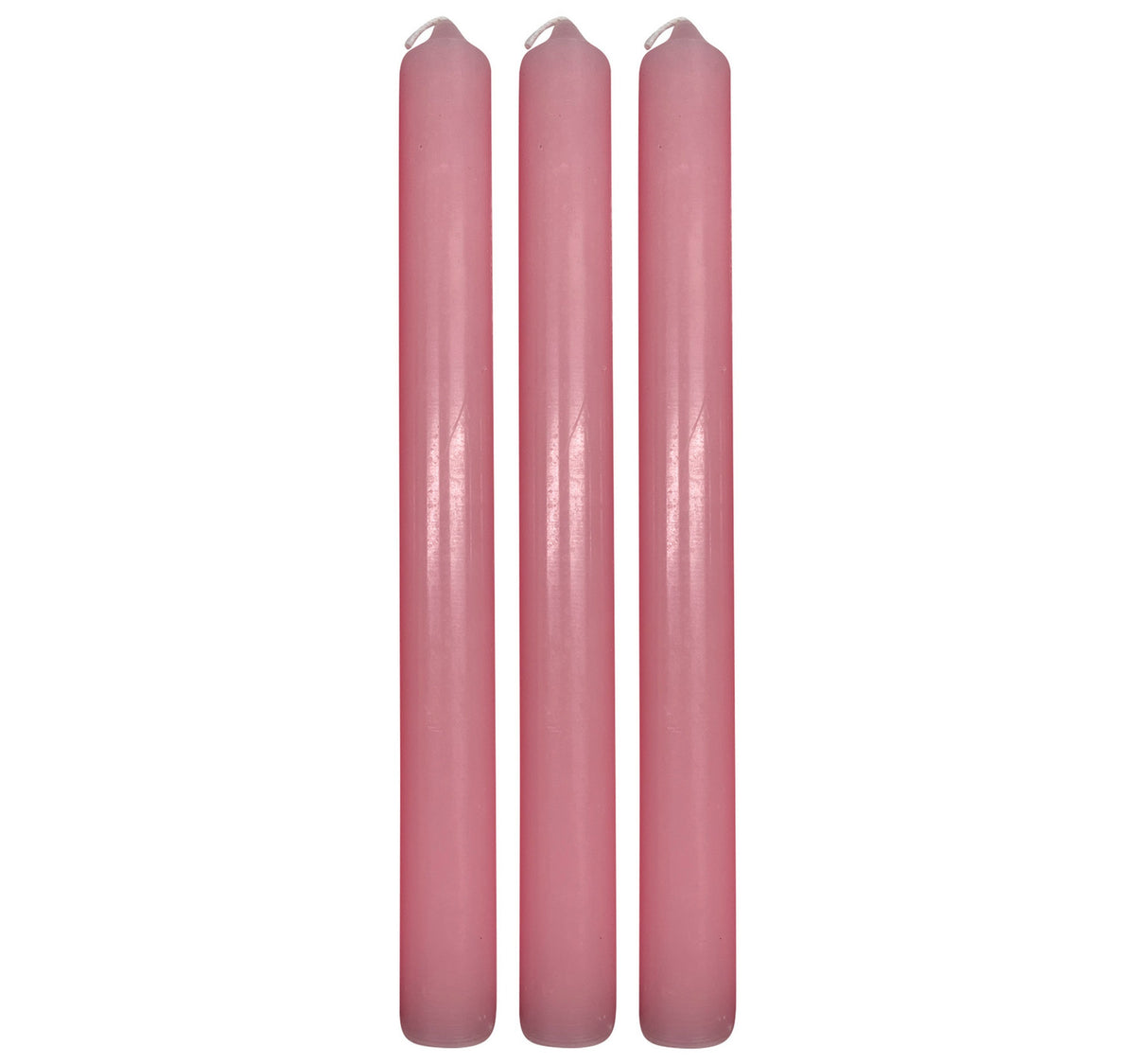 Maple Leaf Scented Taper Candle Set 3pcs Pink Rose