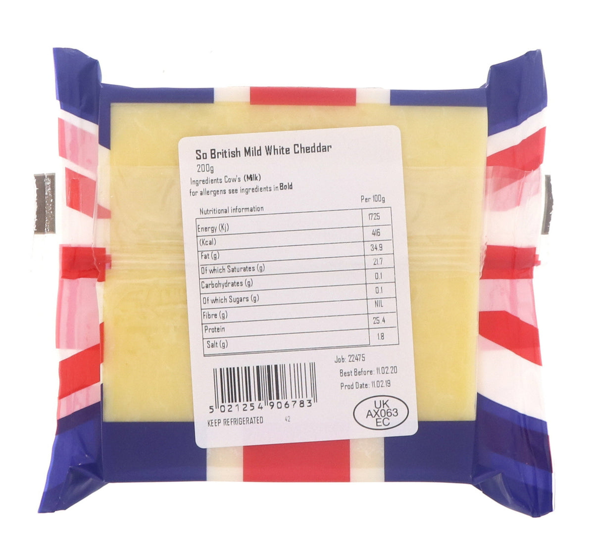 So British Mild White Cheddar Cheese 200 g Sultan Center