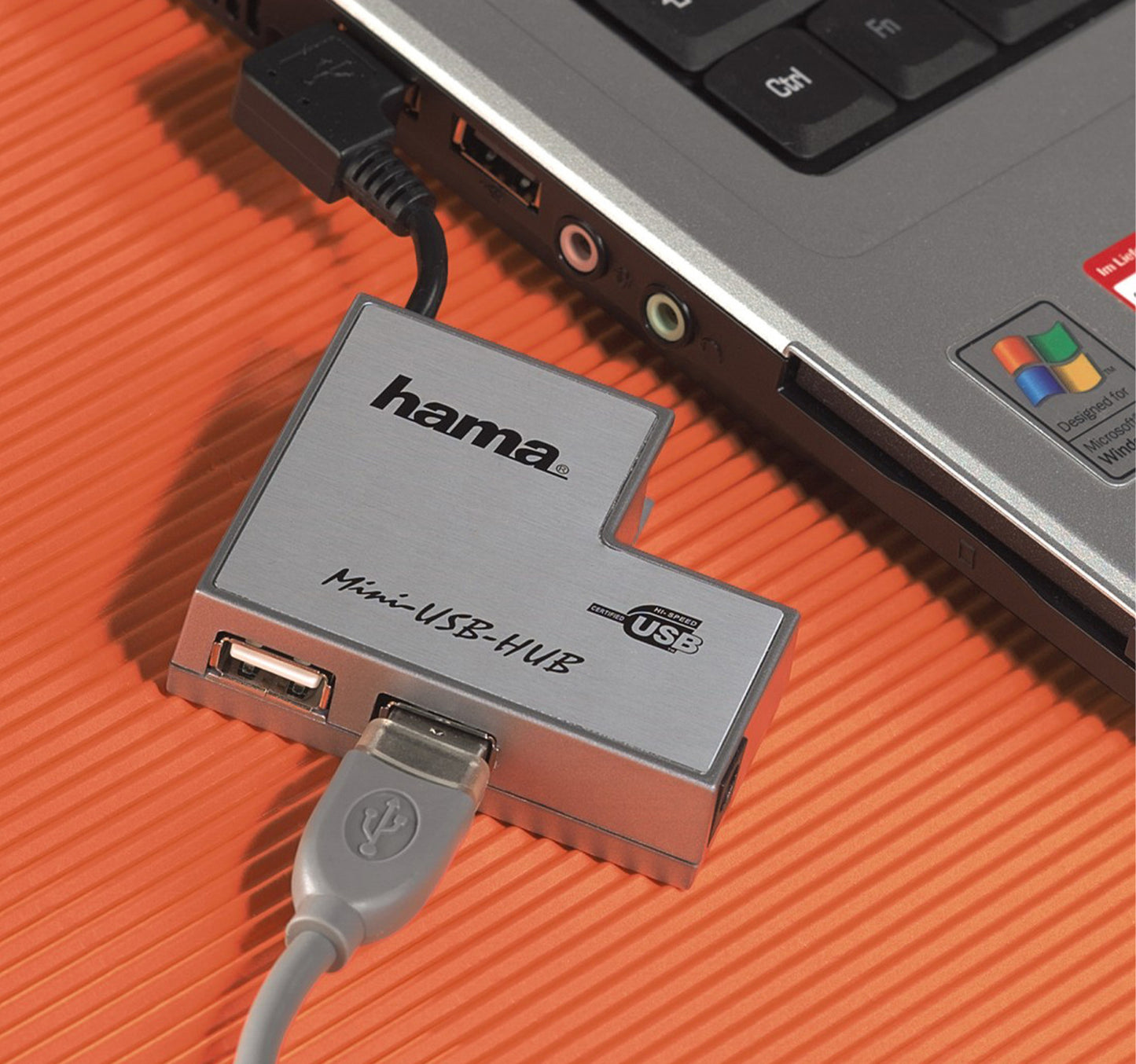 Hama USB 2.0 Cable, shielded, grey, 1.80 m (45021)