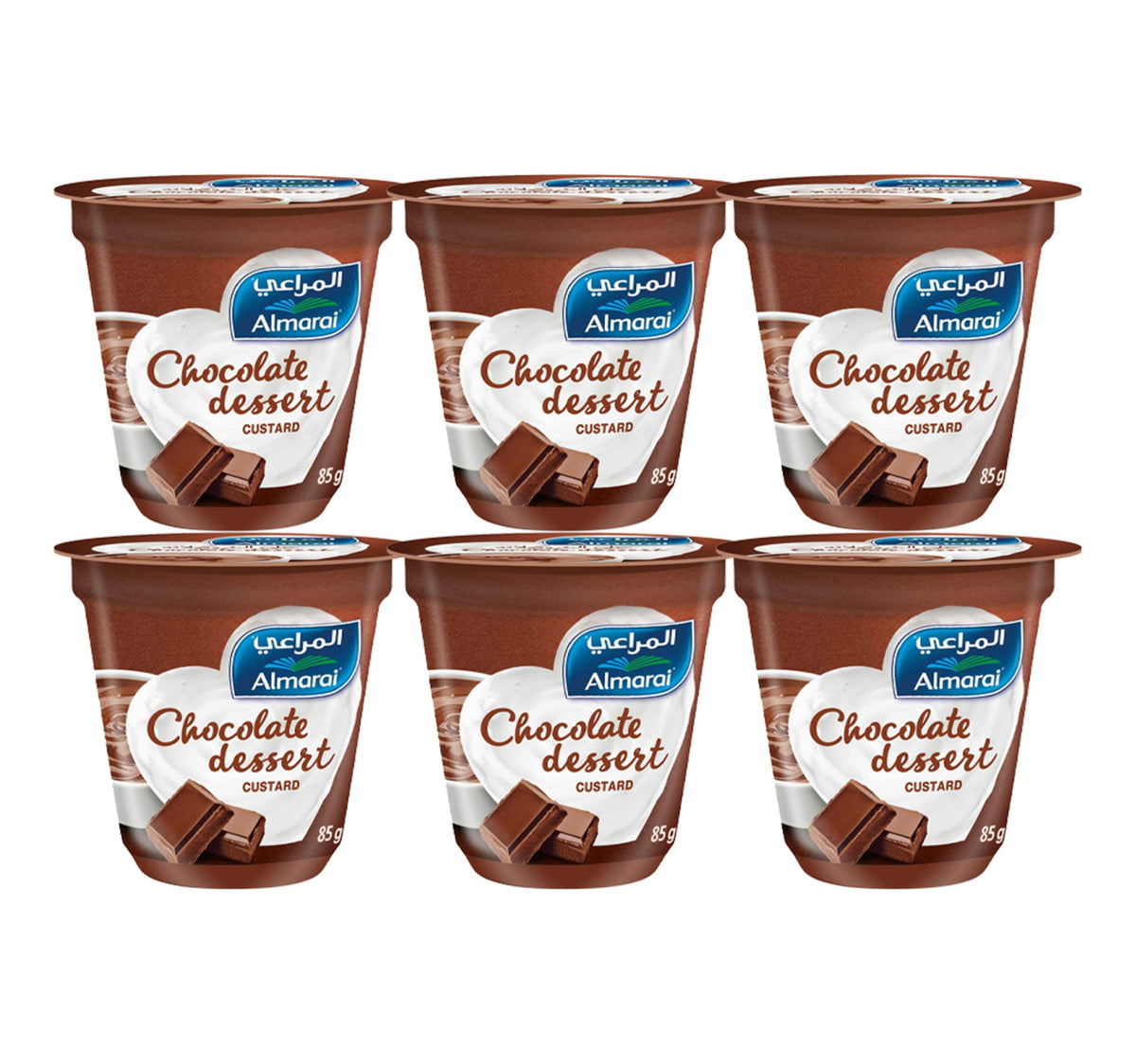 Almarai Chocolate Dessert Custard 6 x 85 g Sultan Center