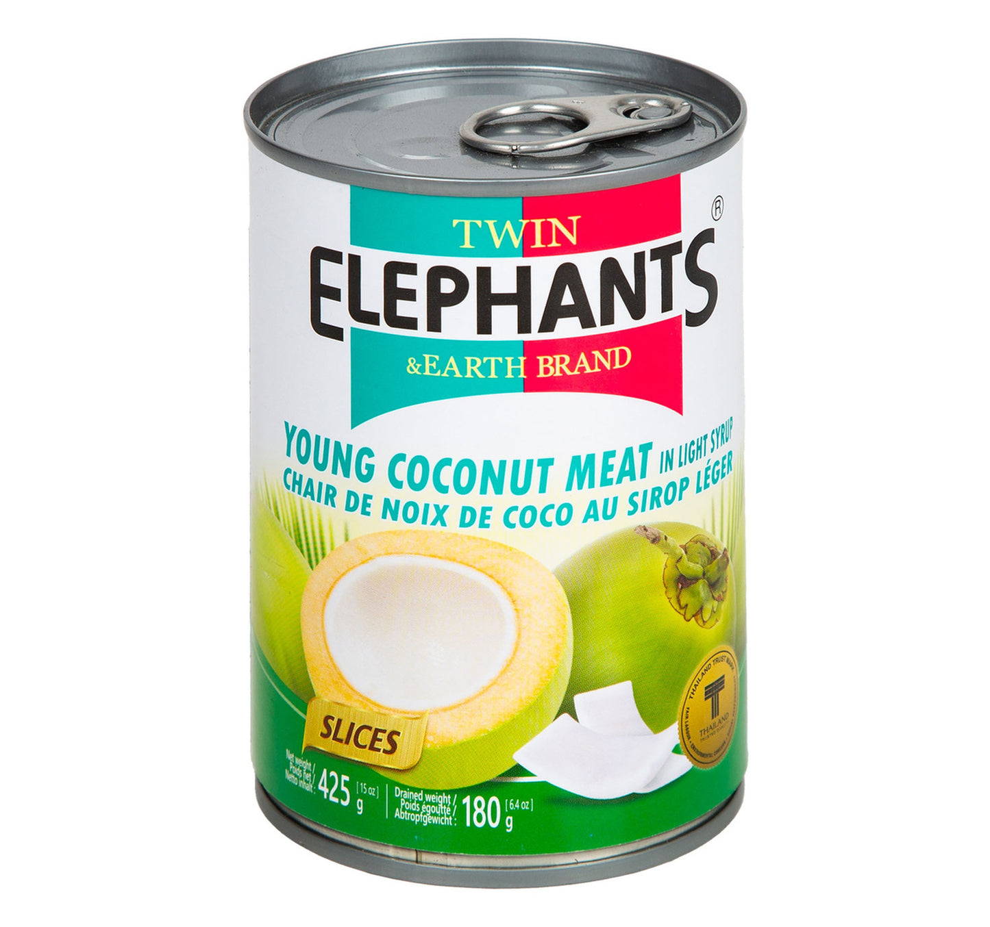 Twin Elephants Young Coconut Meat In Light Syrup 425 g
