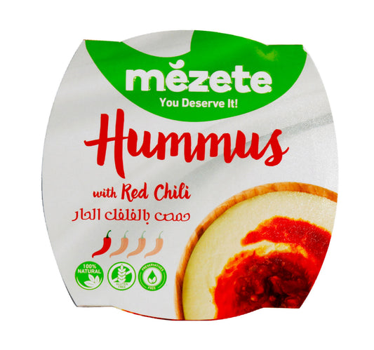 Mezete Hummus With Red Chili 215 g Lulu Hypermarket