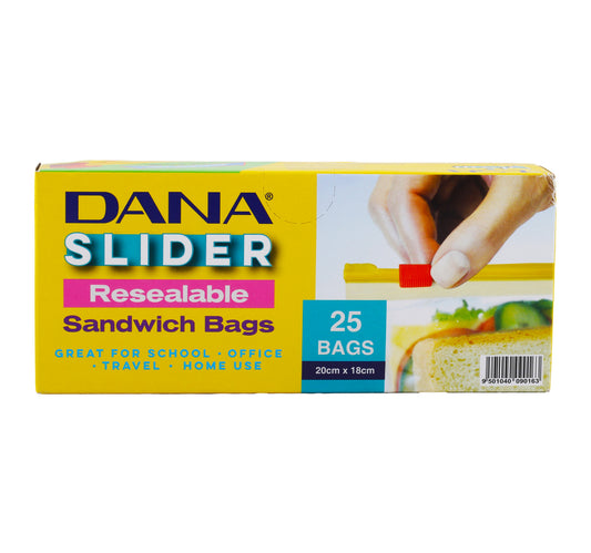 Dana Sandwich Bag With Slider 25 pcs