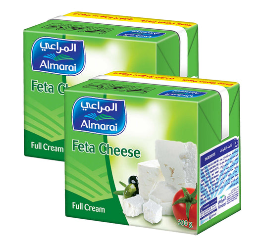 Almarai Full Cream Feta Cheese Value Pack 2 x 200 g Lulu Hypermarket