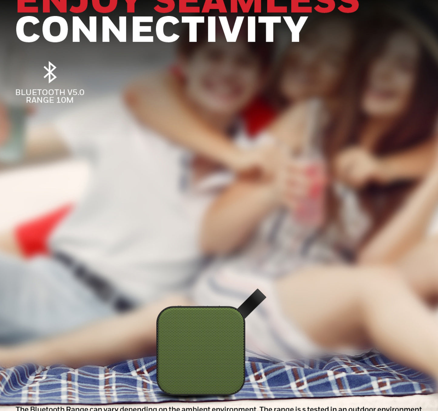 Honeywell 3 W Moxie V100 Wireless Bluetooth Speaker, Olive Green